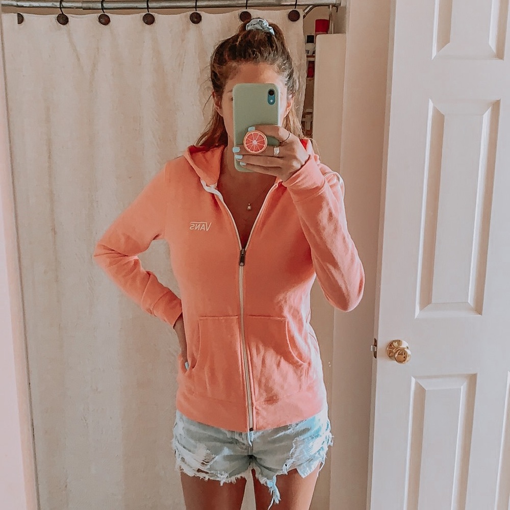 Salmon Pink Woman’s Van’s Zip